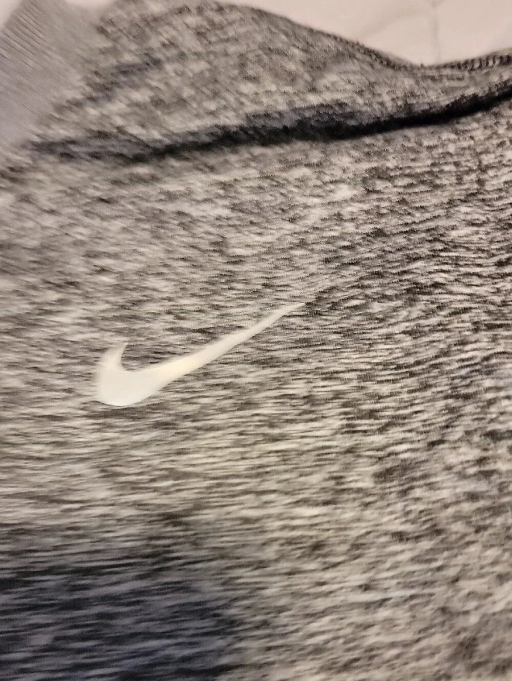 Nike Running Grey Heather Long-Sleeve Performance Crew